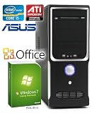 Produkt-Bild: Leiser PC - CSL Speed H4559 (Core i5) - Multimedia QuadCore! PC-System mit Intel Core i5-2400 4x 3100 MHz, 1000GB SATA, 8192MB DDR3, ASUS Mainboard, Radeon HD 5450 2048MB, DVD-RW, 7.1 Sound, GigLAN, Windows 7 Home Premium, Office 2010
