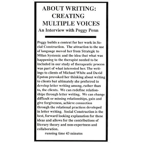 About Writing: Creating Multiple Voices - An Interview with Peggy Penn [VHS]