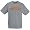 Tennessee Volunteers Ash Horizontal Arch Logo T-shirt