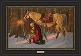 IMAGE OF The Prayer At Valley Forge- Arnold Friberg- Gallery Quality Framed Art Print Textured Lithograph Edition 27