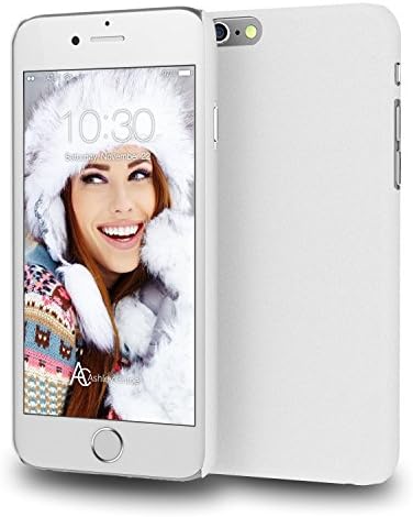 iPhone 6 / 6S Plus Case [SlimProtect] Premium Protective Case (5.5 inch). Anti-slip Feather-feel Slim Fit / Durable Soft-touch Protection Skin / Easy Grip and Hold Cover Surface - Soft White