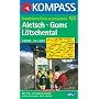 Aletsch Goms L�tschental 1 : 50 000: Wanderkarte. GPS-geeignet. Mit Orts- und Namensregister