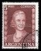 Wallmonkeys Peel and Stick Wall Decals - Argentina Vintage Postage Stamp Eva Peron (evita) - Removab