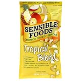 Sensible Foods Crunch Dried Snacks, Tropical Blend, 0.75-Ounce Pouches (Pack of 24)