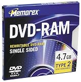 Memorex 4.7GB Type 2 DVD-RAM Media