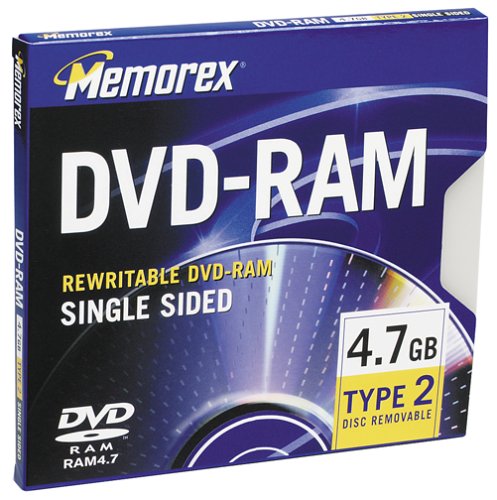 Memorex 4.7GB Type 2 DVD-RAM Media