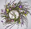 Artificial Wildflower Wreath