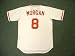 JOE MORGAN Cincinnati Reds 1975 Majestic Cooperstown Throwback Home Baseball Jersey, 2XL