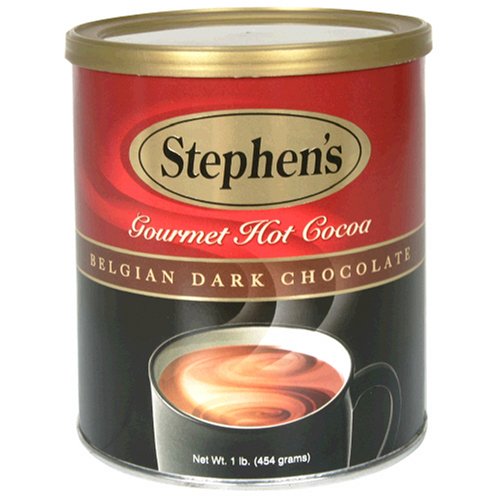 Stephens Gourmet Hot Cocoa, Belgian Dark Chocolate, 16-Ounce Cans (Pack of 6)