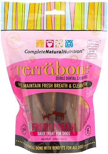 Terrabone Fresh Breath Dental Dog Chews SM-10 Pk