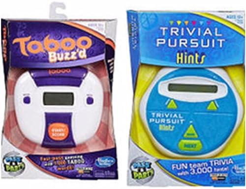 Taboo Buzz'd Trivia Putsuit Hints Family Game Night Fun interactive Board Games Lot Camping Vacation Car Traveling Bundle