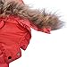 ZOEREA Big Girls' Winter Parka Coat Puffer Jacket Padded Overcoat with Fur Hood