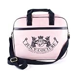 Juicy Couture Scottie Bling Laptop Messenger Case Bag ~ Pink In Color
