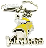 Silver Metal Minnesota Vikings Keychain