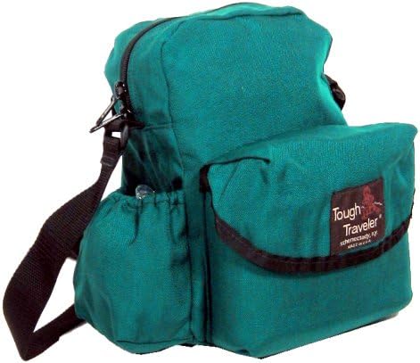 Tough Traveler WayCam - American-Made Shoulder Bag with Camera Pocket - Teal Cordura