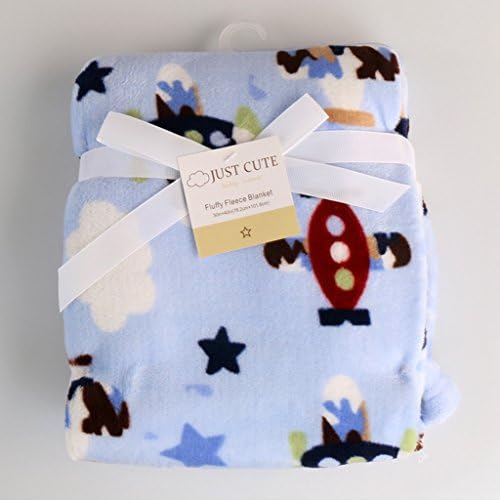 Bassinet soft berber Fleece Newborn baby blankets Cartoon design snowman gray3040