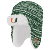 Miami Hurricanes adidas Trooper Sherpa Knit Hat