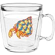 Caribbean Hermit Crab 12 oz Insulated Coffee Mug, Clear
