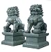 Asian Foo Dogs (Fu Dogs) Garden Statue Sculpture, Pair