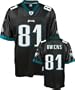Terrell Owens Black Reebok NFL Replica Philadelphia Eagles Jersey