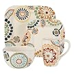 Zinnia Square 16-pc. Dinnerware Set