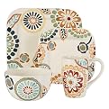 Zinnia Square 16-pc. Dinnerware Set