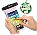 DandyCase Waterproof Case for Apple iPhone 5S / 5 / 5C, Galaxy S4, HTC One, iPod Touch 5 - Also fits other Large Smartphones up to 5.3