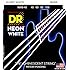DR Strings NWB-45 DR NEON 4 Bass Guitar String, Medium, White
