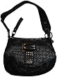 Women's Guess Purse Handbag Restless Heart Black