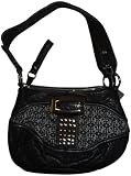 Women's Guess Purse Handbag Restless Heart Black