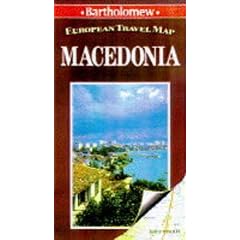 Macedonia (Former Yugoslav Republic of Macedonia) (Bartholomew European Travel Map)