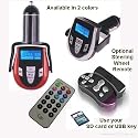 Car MP3 FM Transmitter 2Gb build in, with SD card slot and AUX port