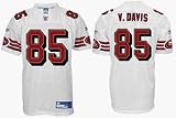 Vernon Davis San Francisco 49ers #85 Authentic Reebok NFL Football Jersey (White)