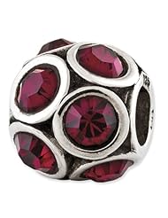 Sterling Silver Reflections July Swarovski Elements Bead