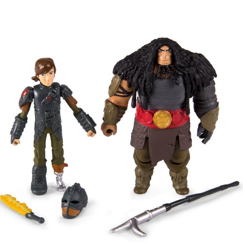 DreamWorks Dragons: How to Train Your Dragon 2 - Viking Warrior Two Pack - Hiccup vs Drago