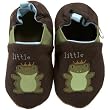 Robeez Soft Soles Little Prince Reversible Crib Shoe (Infant/Toddler),Blue,6-12 Months (2.5-4 M US Infant)