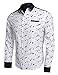 Coofandy Men's Turn-down Neck Printing Long Sleeve Shirt