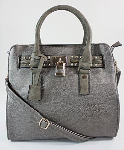Arcadia Fashion Shoulder Handbag With Round Lock And Studs JO6088-PR