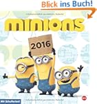 minions posterkalender quadratisch 2016