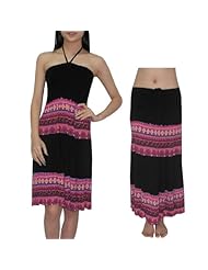 Halter Cotton/Polyamide Elasticized   Waistline Stretchy Shirred Crinkled Gathered Knee Length Summer  Dress