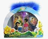 Disney Fairies 8pc Fairies Stationery Tote Set - Tinkerbell Pen and Notebook - Tinkerbell Stamps