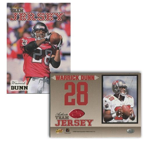 Warrick Dunn 1998 Playoff Momentum Jersey Card
