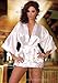 Eleganter Satin-Kimono, Größe S/L, Farbe weiss