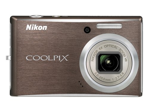 Nikon Coolpix S610 10MP Digital Camera with 4x Optical Vibration Reduction (VR) Zoom (Smoke Gray)