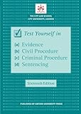 Test yourself in evidence, civil procedure, criminal procedure sentencing