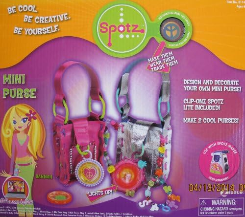 SPOTZ Mini PURSE KIT w LIGHT UP FEATURE! You Can DESIGN &amp; DECORATE 2 Mini PURSES (2007)