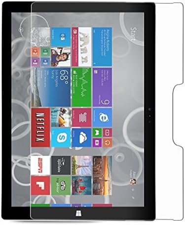 Microsoft Surface Pro 4 Glass Screen Protector. Anti-Glare High Defintion (HD) Premium Screen Protector for Microsoft Surface Book 99% Clarity &amp; Touchscreen Accuracy