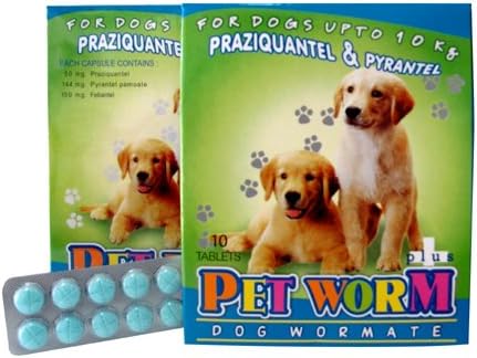 Pet Worm Plus to get rid all worm For dogs 8-10 kg. 10 Tablets