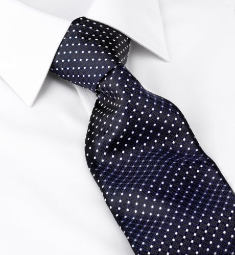 Pure Woven Silk Spot Tie