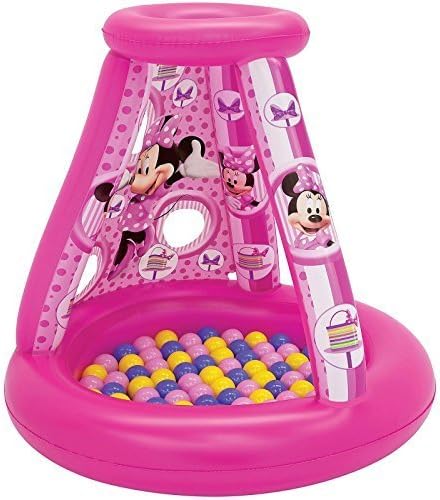 Mickey Mouse Club House Disney Minnie Mouse Let's Get Pretty Playland with 15 Balls Playhouse by Moose Mountain - Domestic